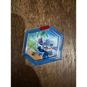 Disney Infinity 2.0 Stitch Tropical Rescue Power Disc INF-2000105 Blue Hexagon